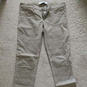 Abercrombie & Fitch Cream Khaki Beige Chino